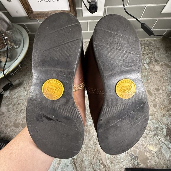 Justin Lace Up Kids Boots‎ 782Y Size 2.5D Brown Leather - Picture 11 of 14